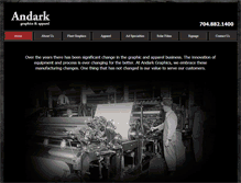 Tablet Screenshot of andarkgraphics.com